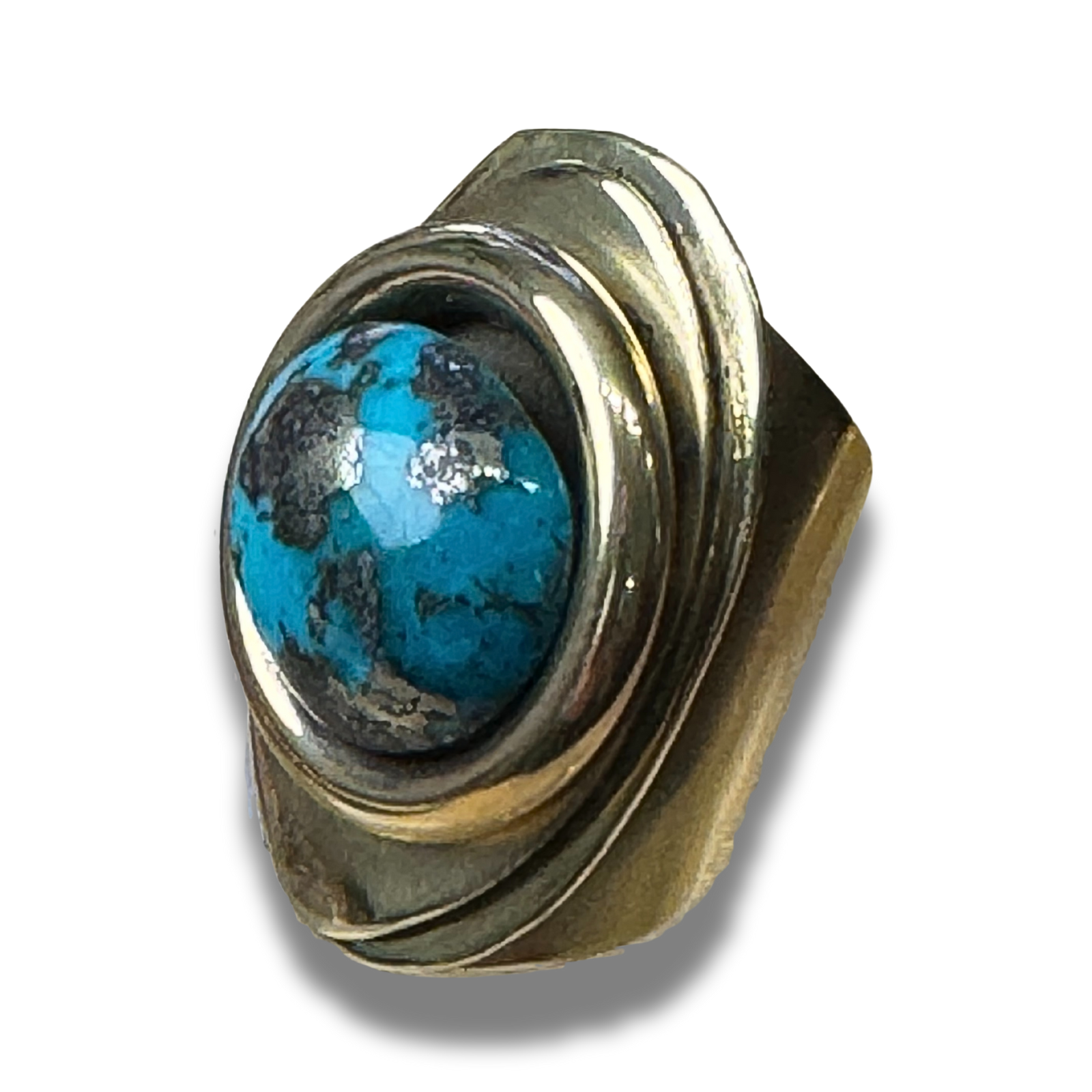 The Royal Mesa Ring: One-of-a-Kind Kingsman Turquoise