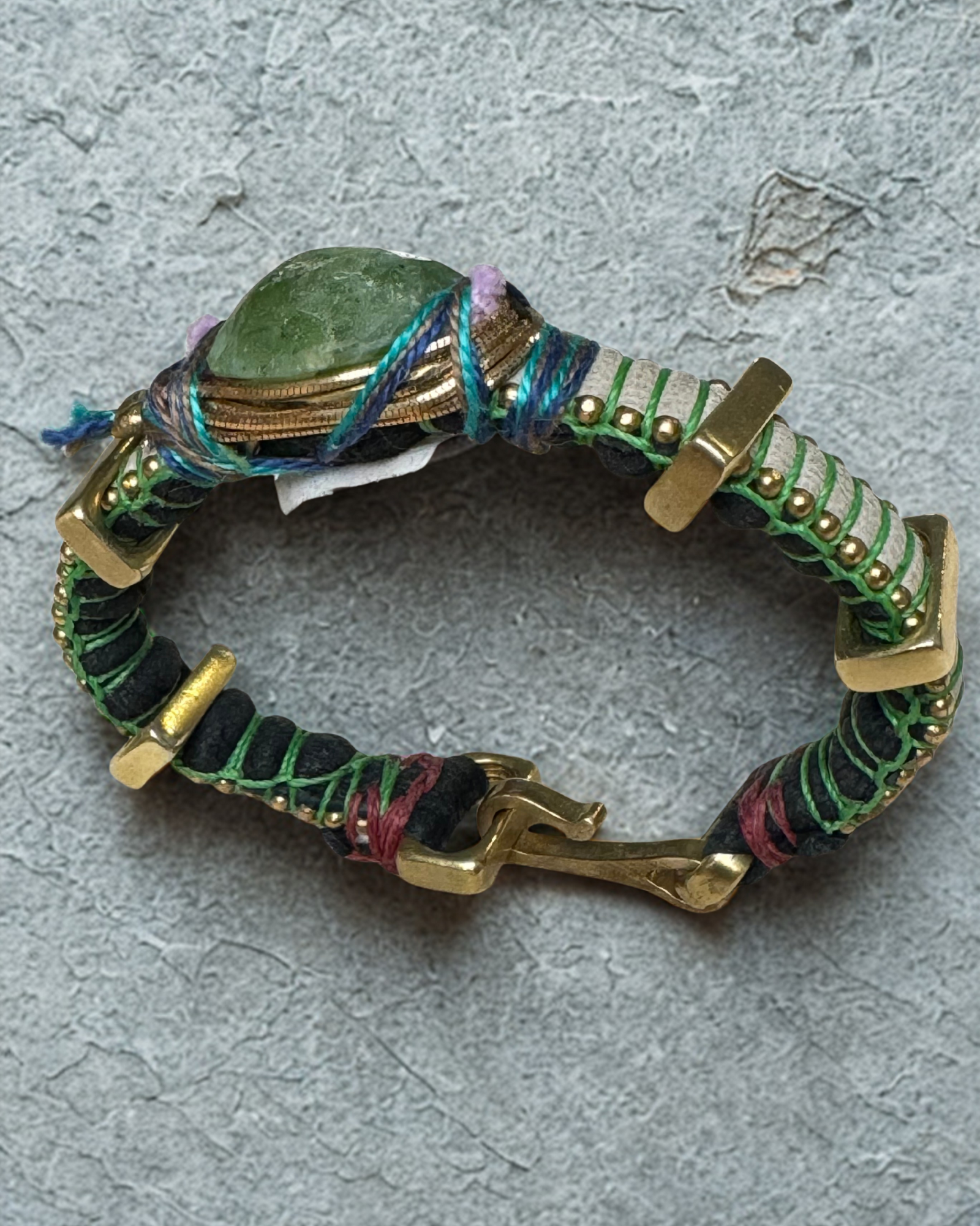 Sushi Bracelet - Green with Vesuvianite