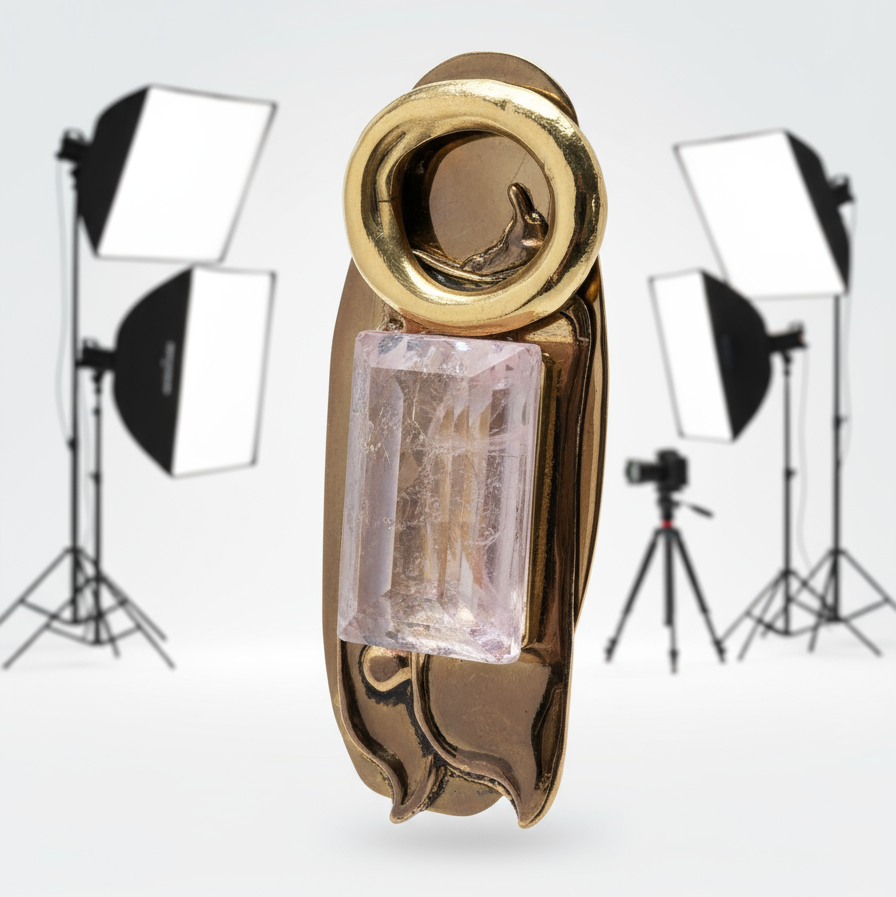 "Kinetic Plate" Ring