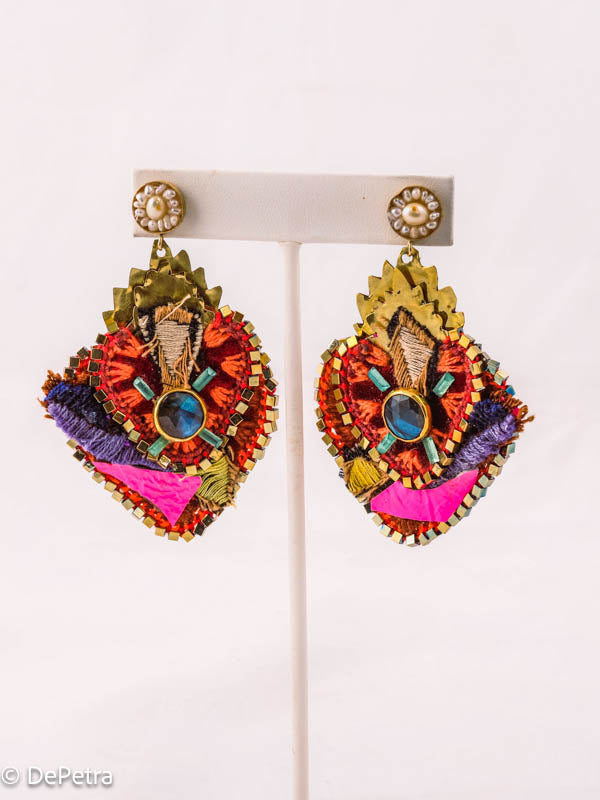 My Heart Fusion: A Medley of Mixed Media Earrings