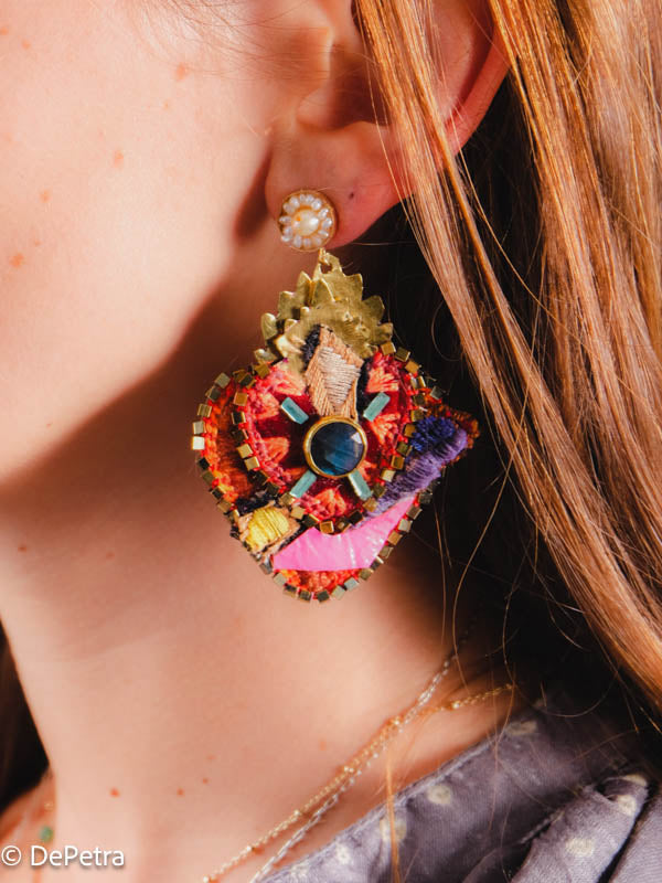 My Heart Fusion: A Medley of Mixed Media Earrings