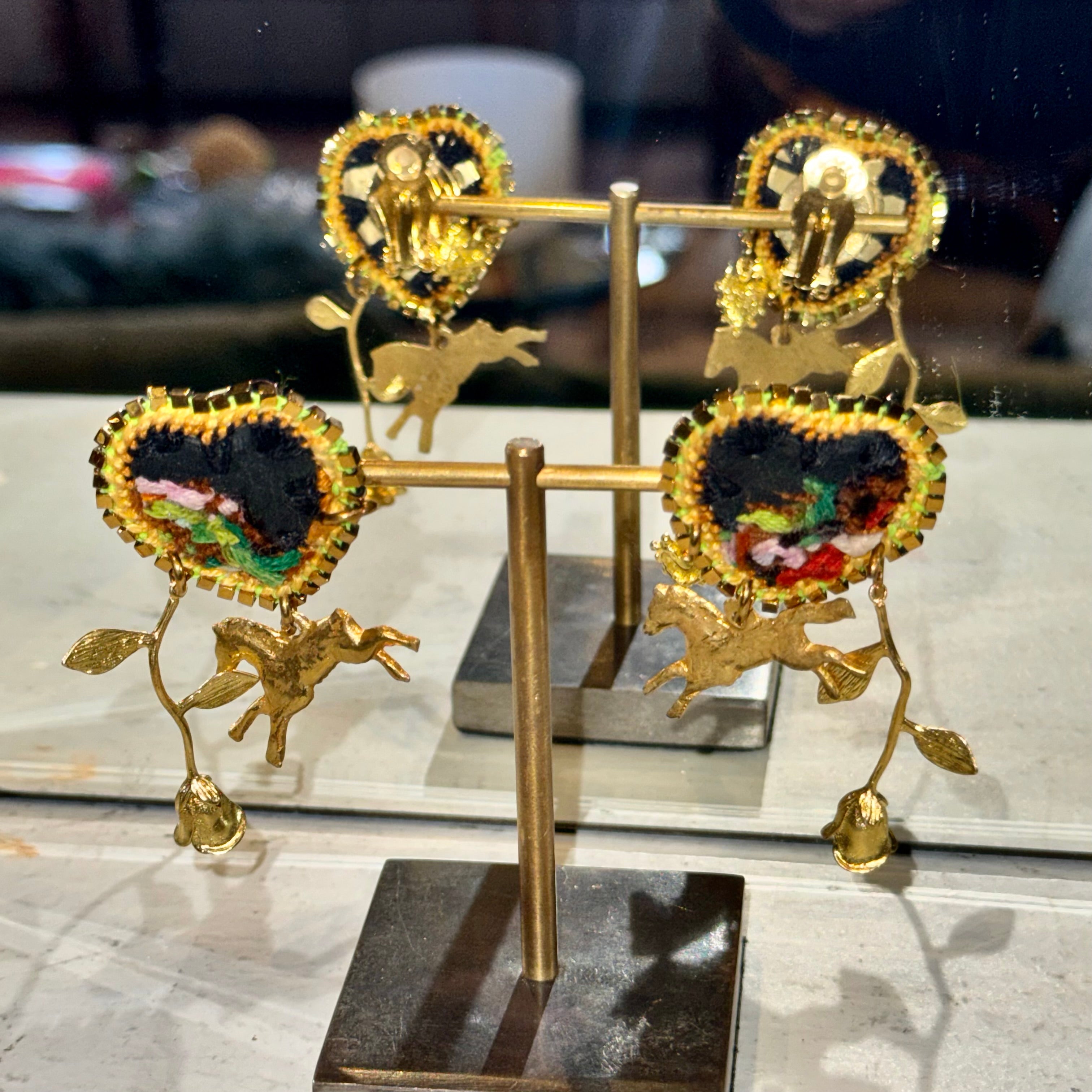 Heart & Brass Menagerie Earrings