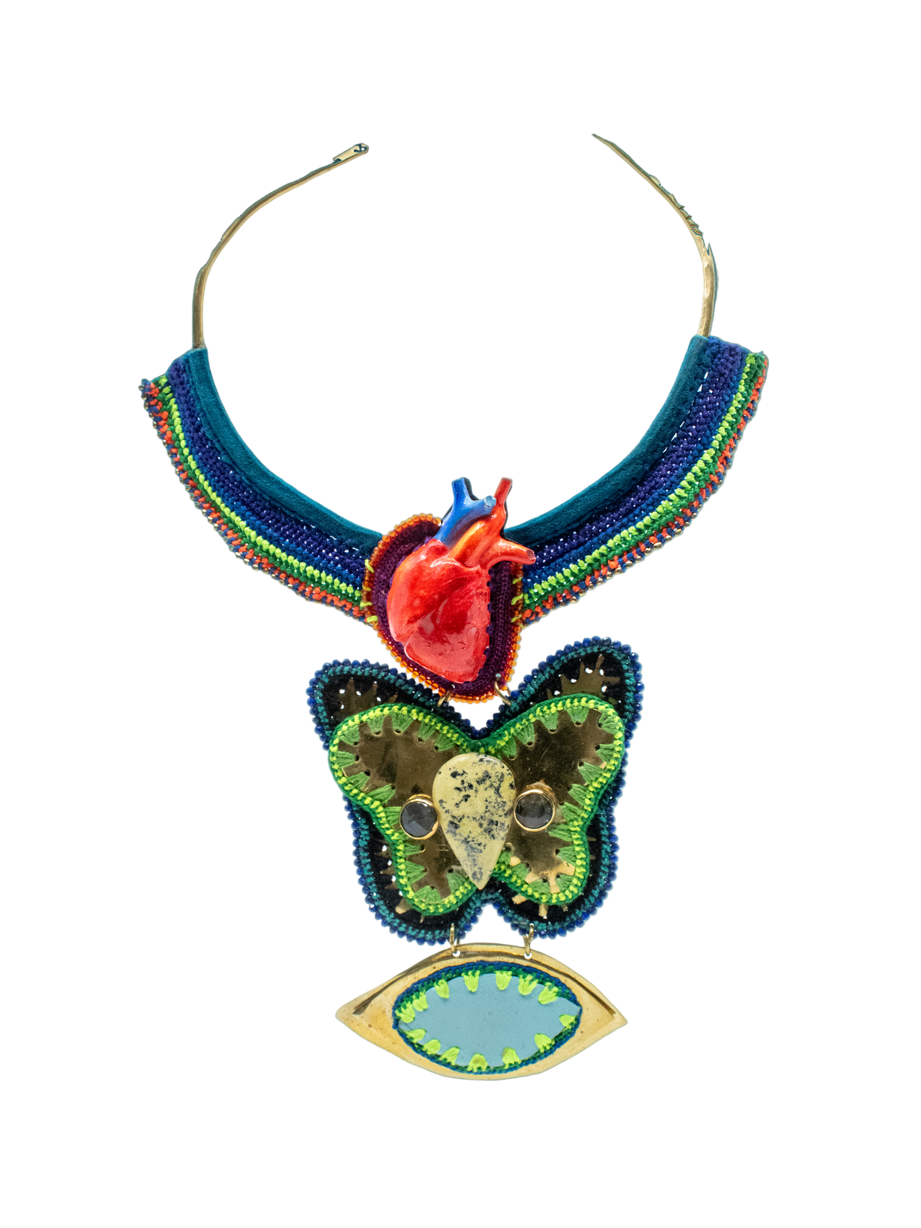 Et Papillon Art Necklace