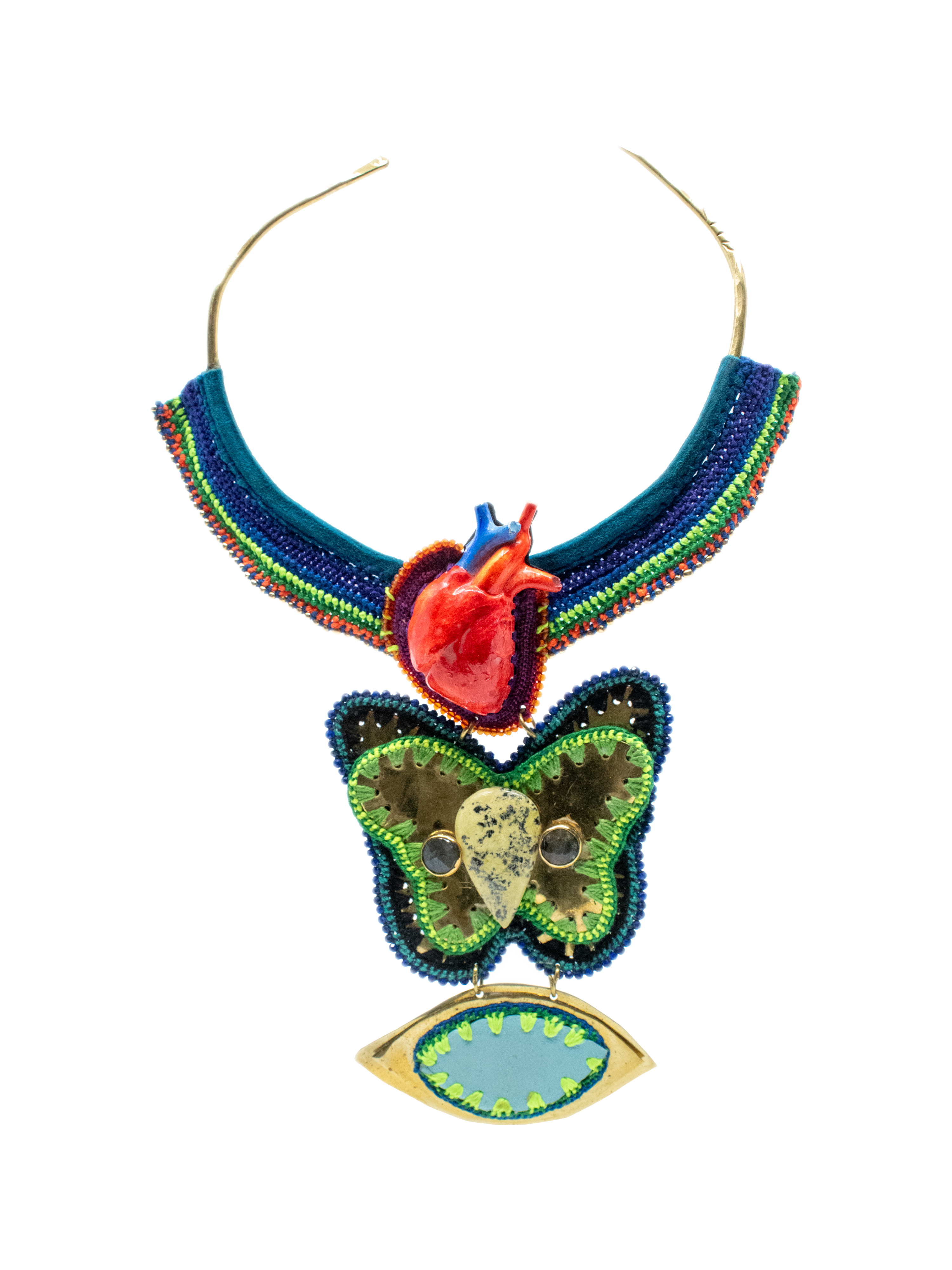Et Papillon Art Necklace
