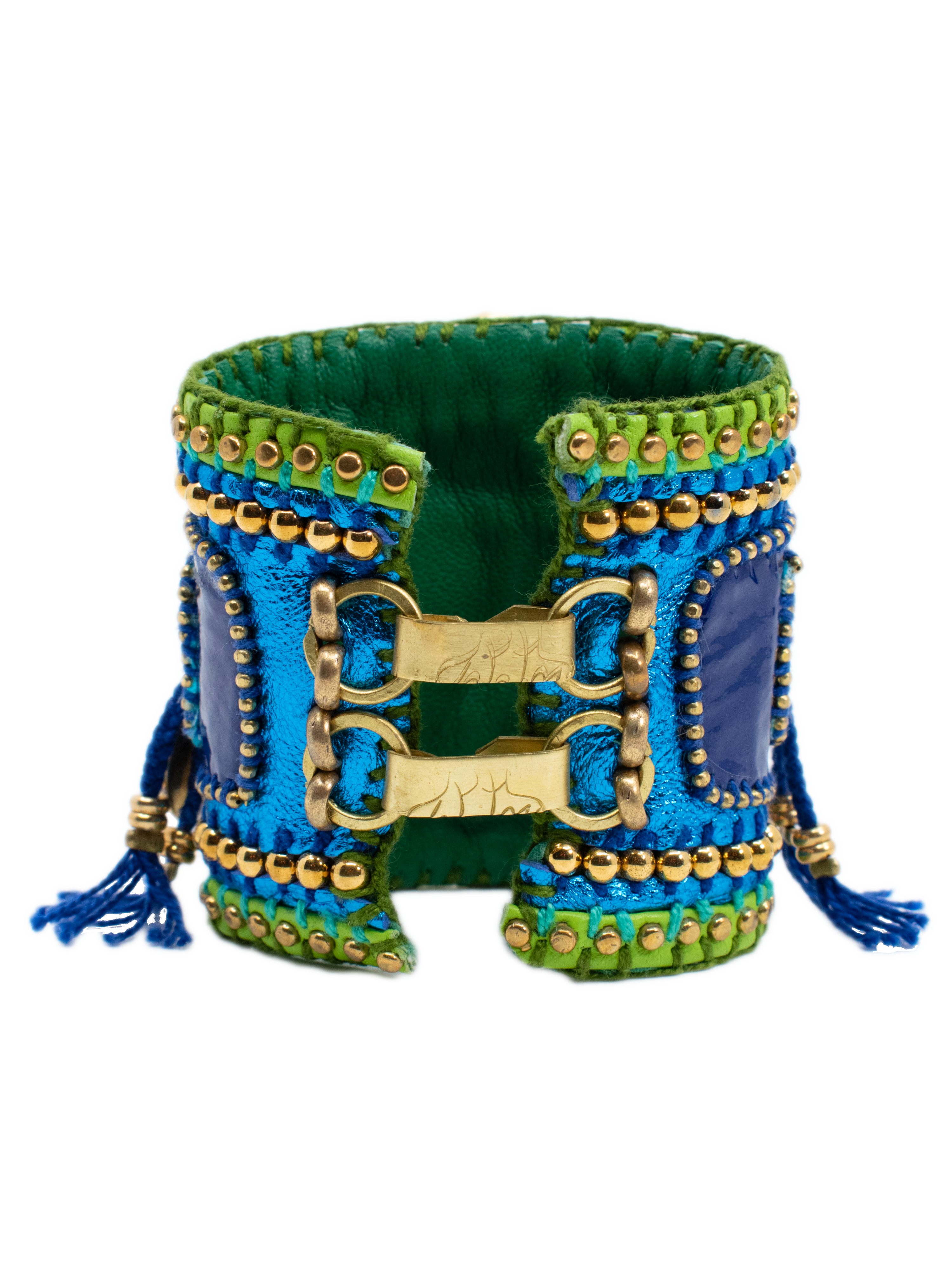 Cosmic Leather Eye Bracelet