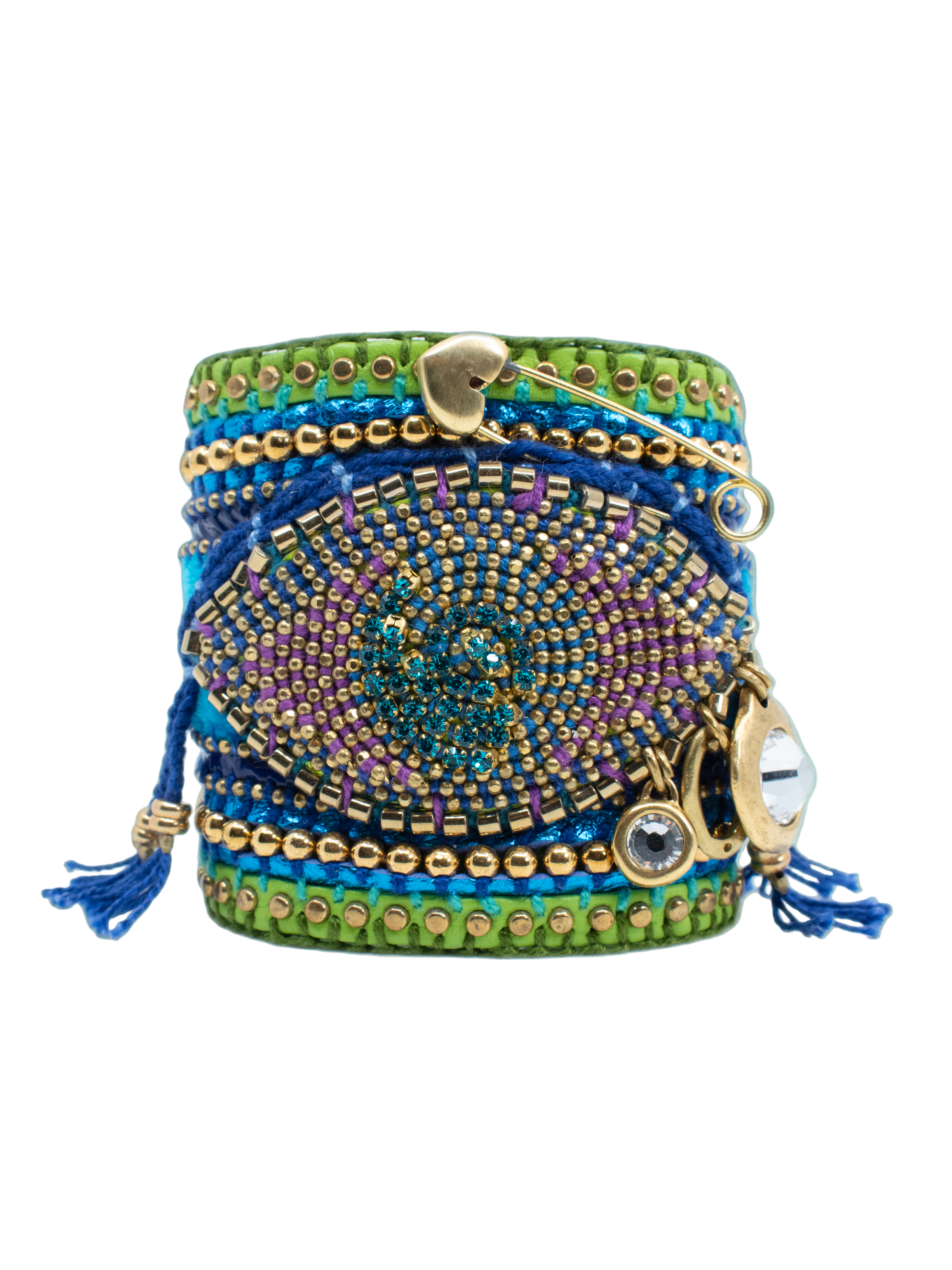 Cosmic Leather Eye Bracelet