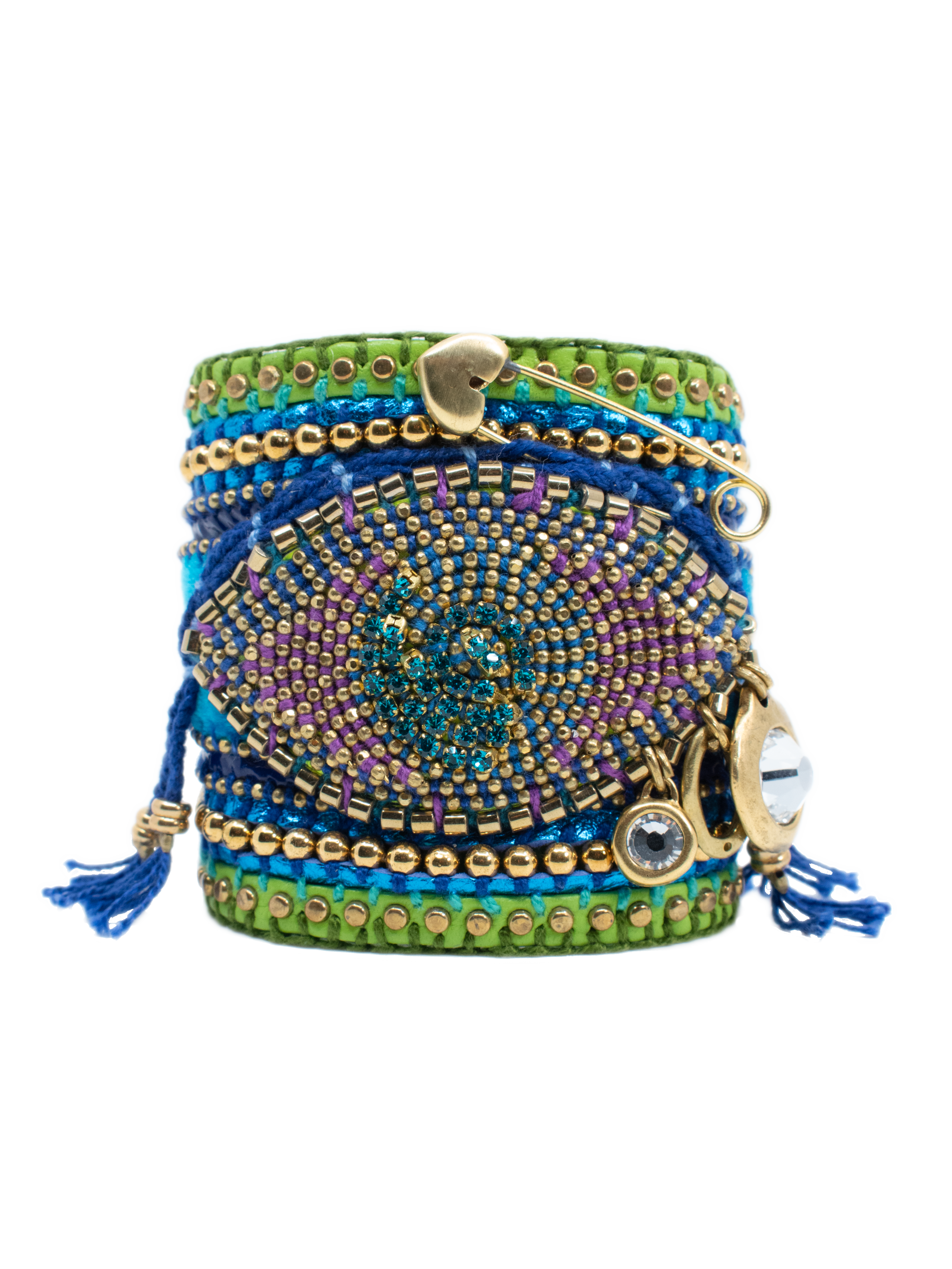 Cosmic Leather Eye Bracelet