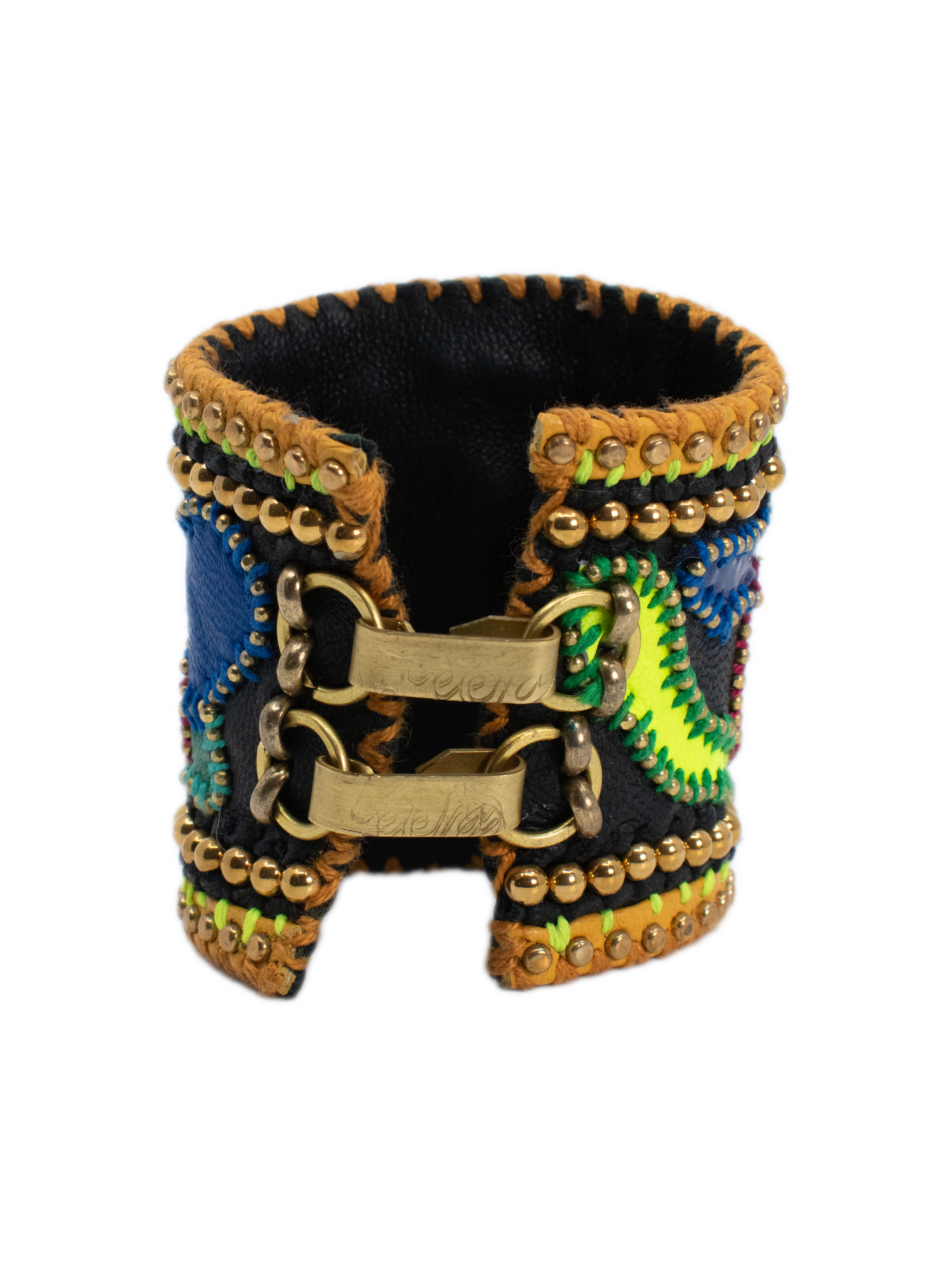 Leather Bracelet Mixmedia