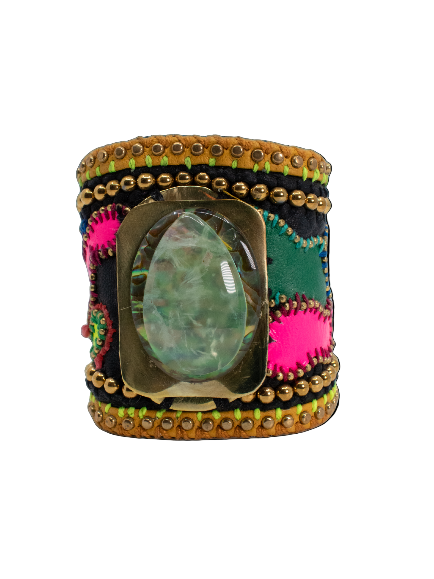 Leather Bracelet Mixmedia