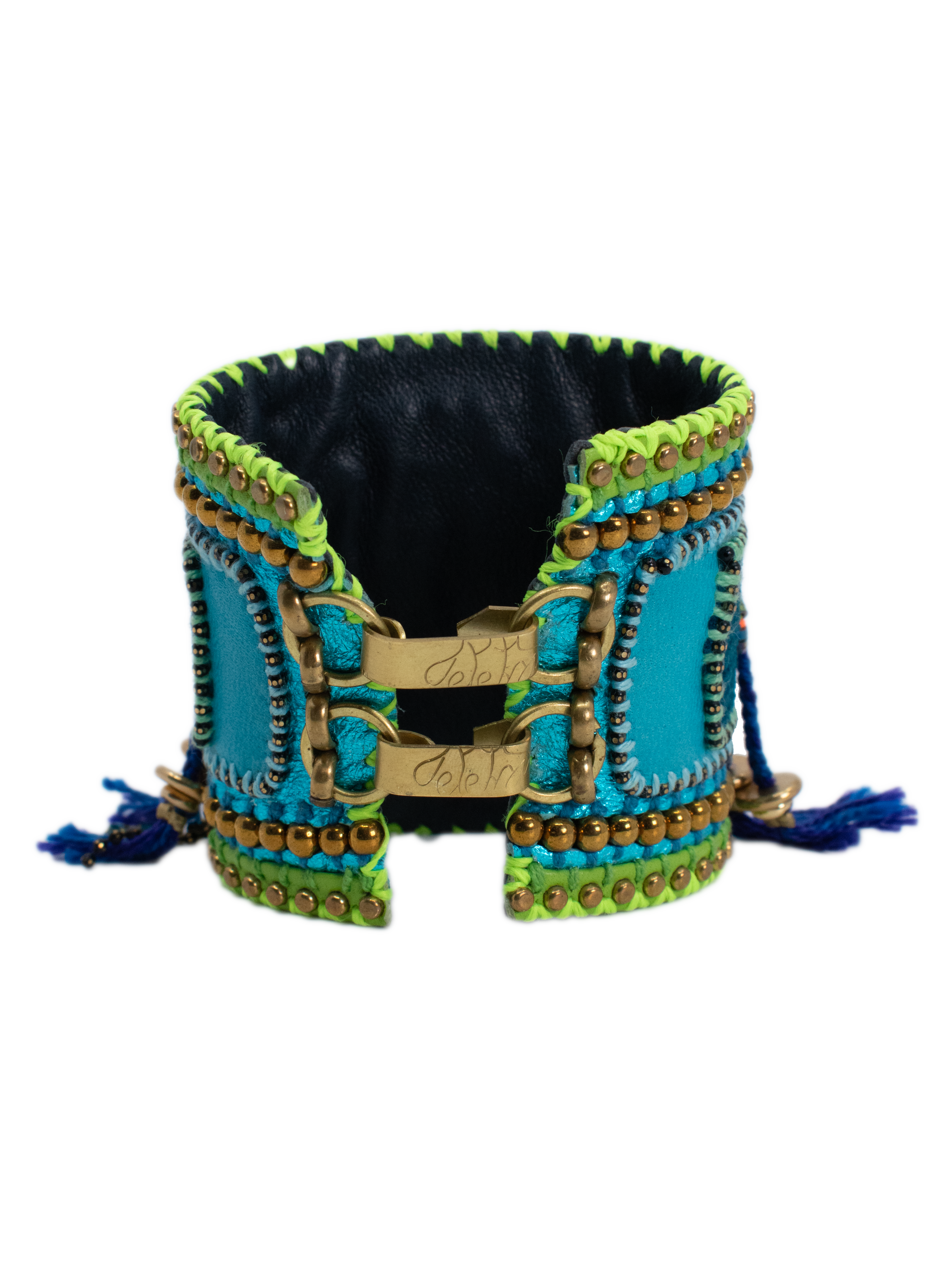Leather Bracelet with Signature Eye