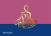 De Petra Gift Card — Mexican pink and teal with gold foil logo