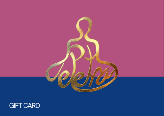 De Petra Gift Card — Mexican pink and teal with gold foil logo