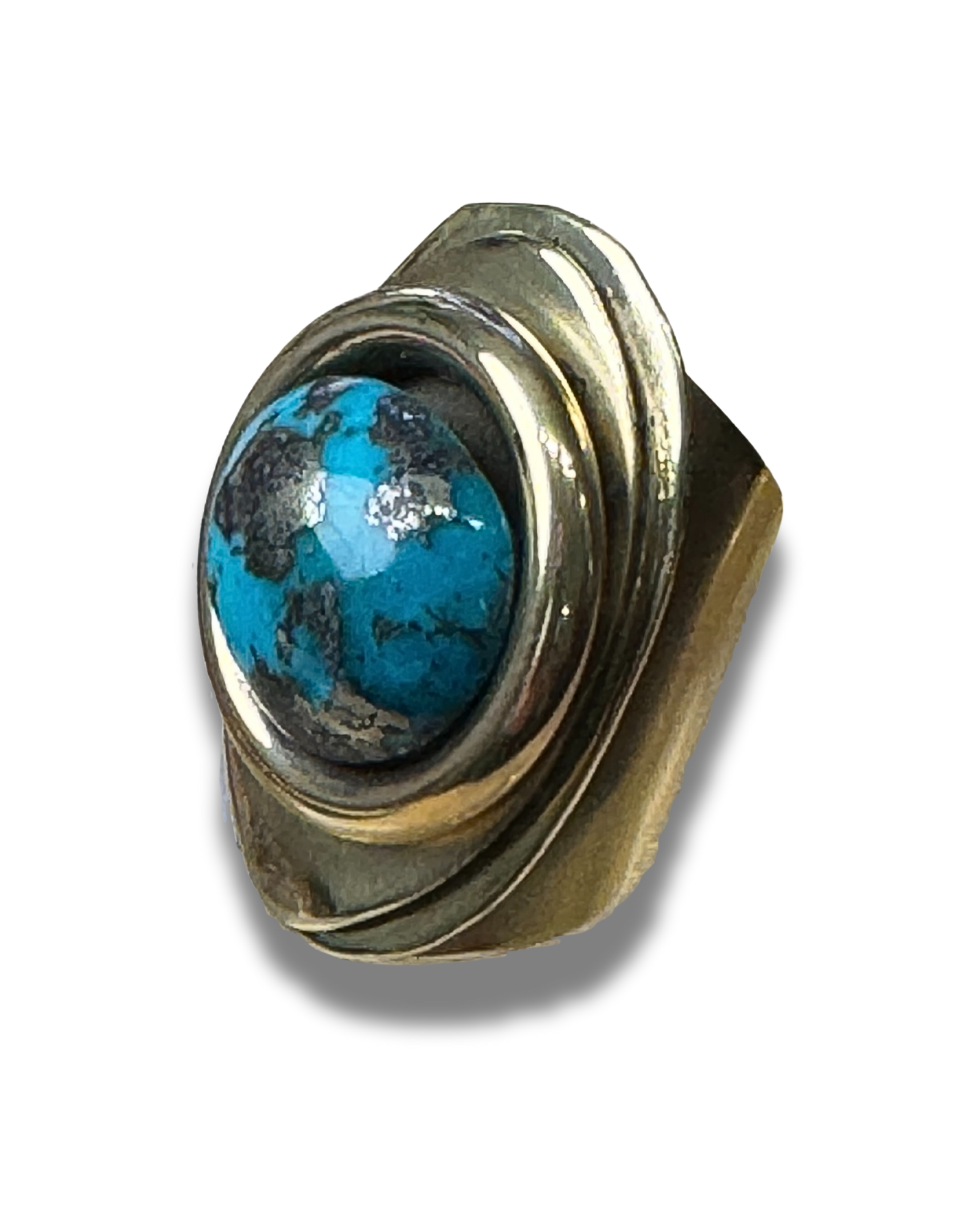 The Royal Mesa Ring: One-of-a-Kind Kingsman Turquoise