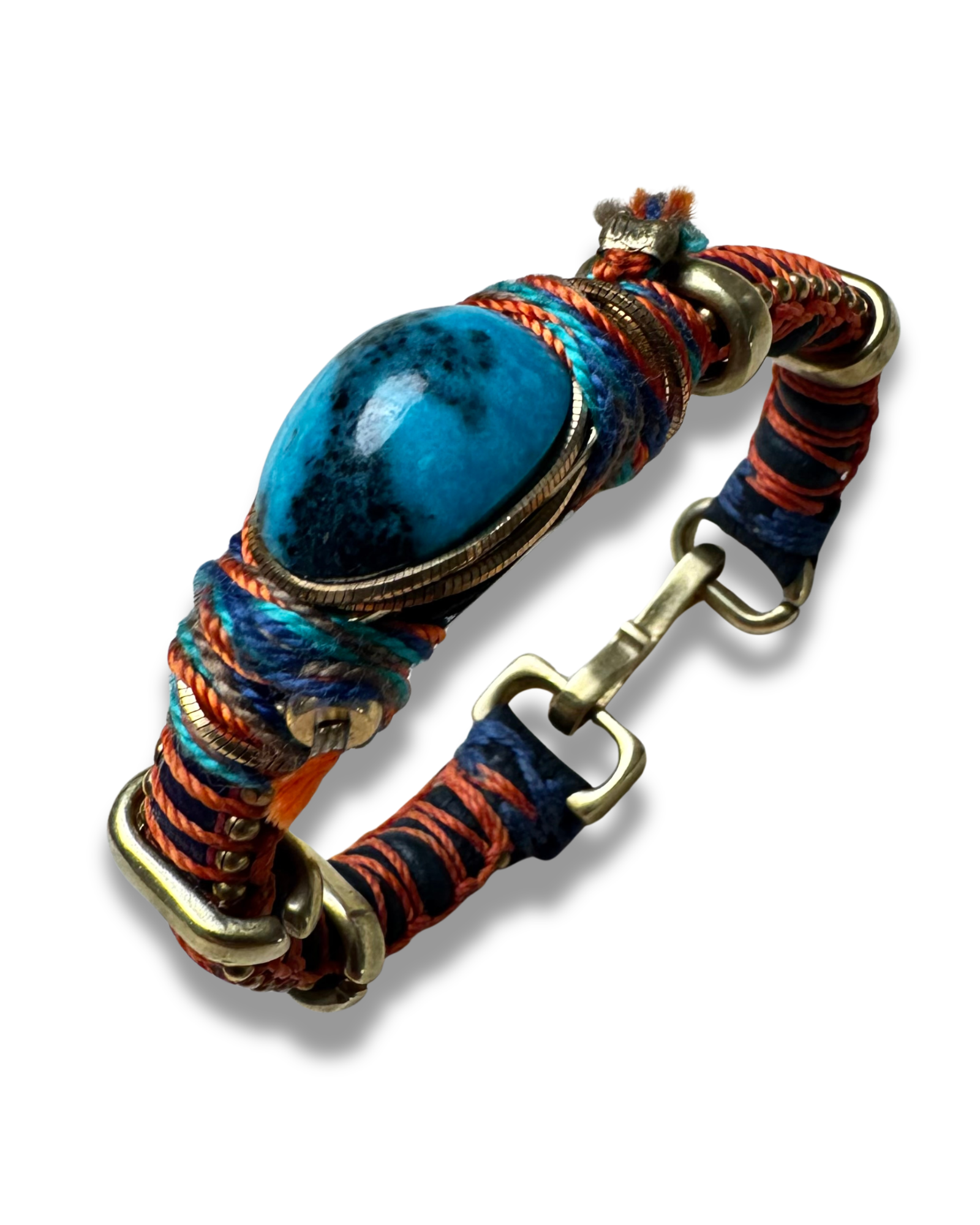 Sushi Bracelet-Italian Leather & Kingsman Turquoise