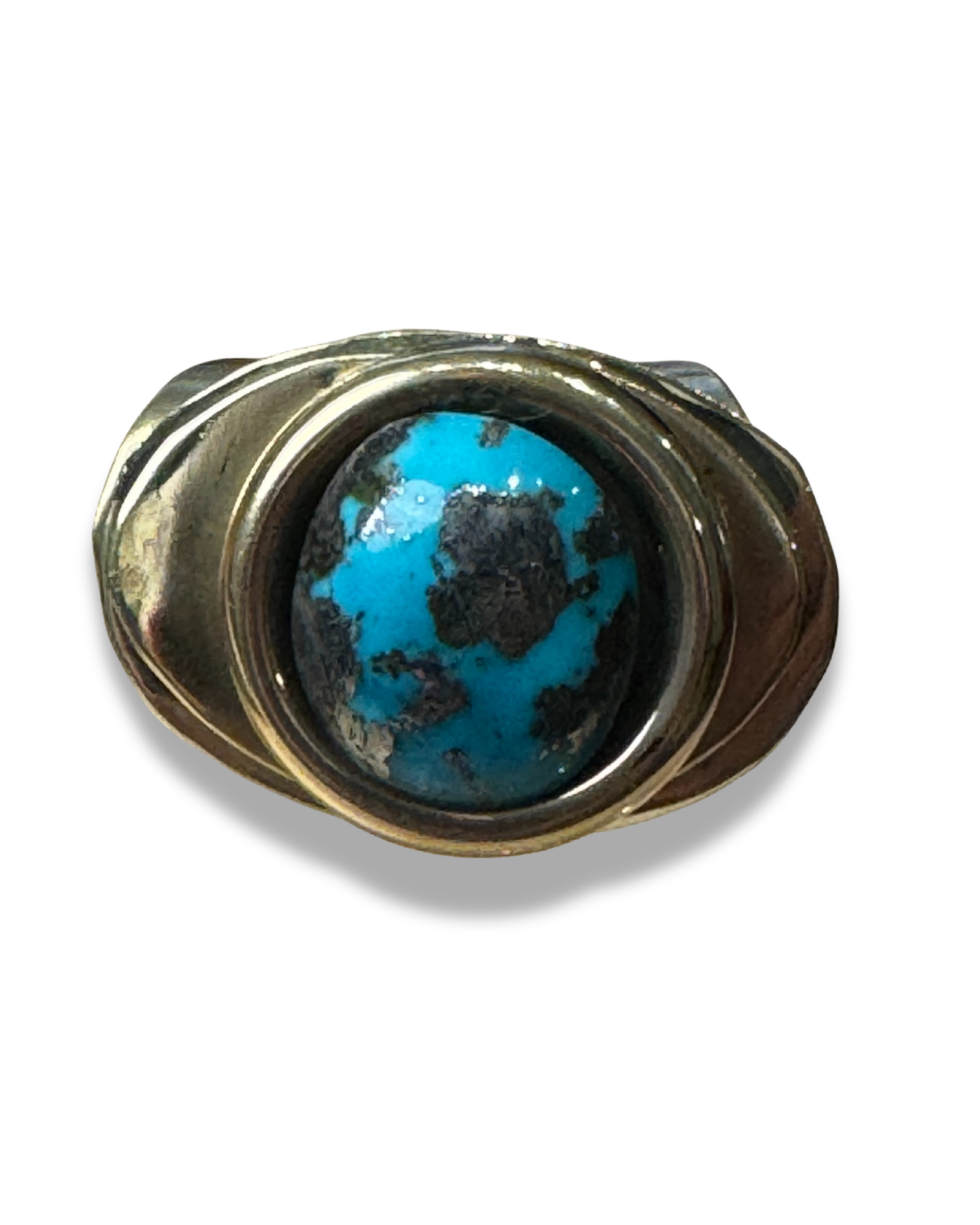 The Royal Mesa Ring: One-of-a-Kind Kingsman Turquoise