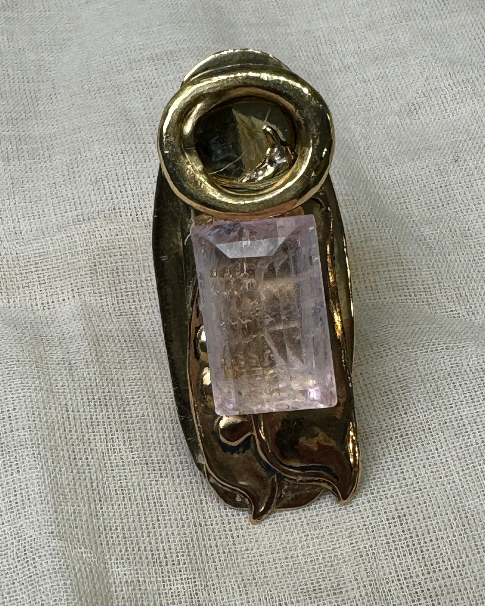 "Kinetic Plate" Ring