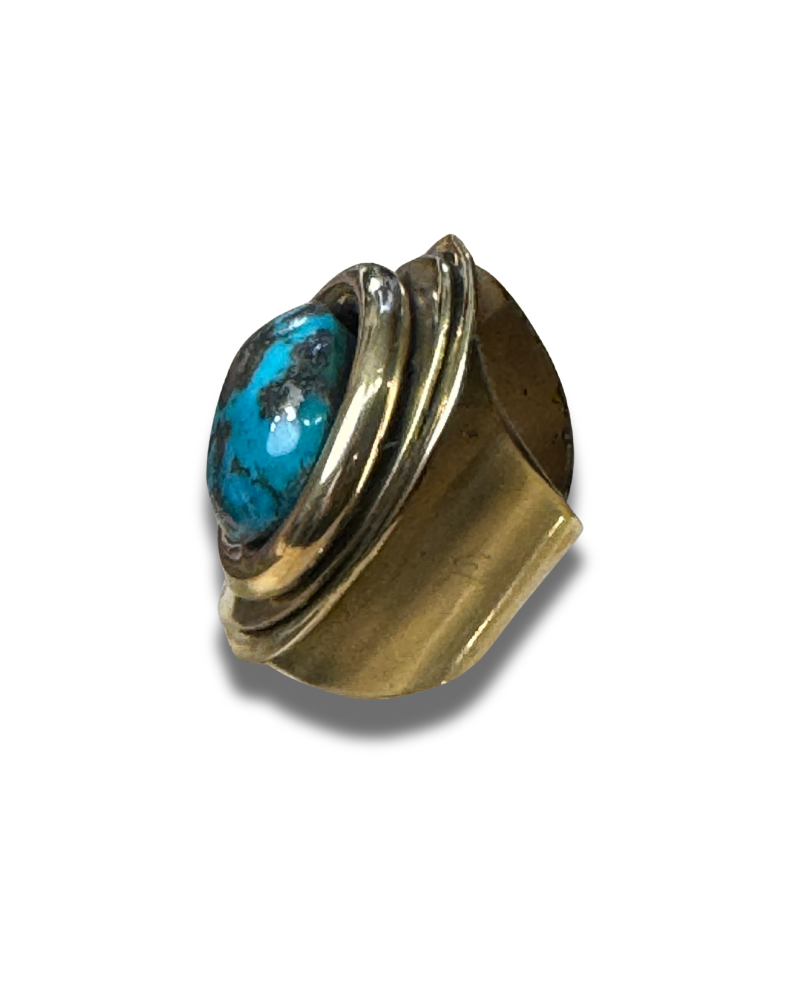 The Royal Mesa Ring: One-of-a-Kind Kingsman Turquoise