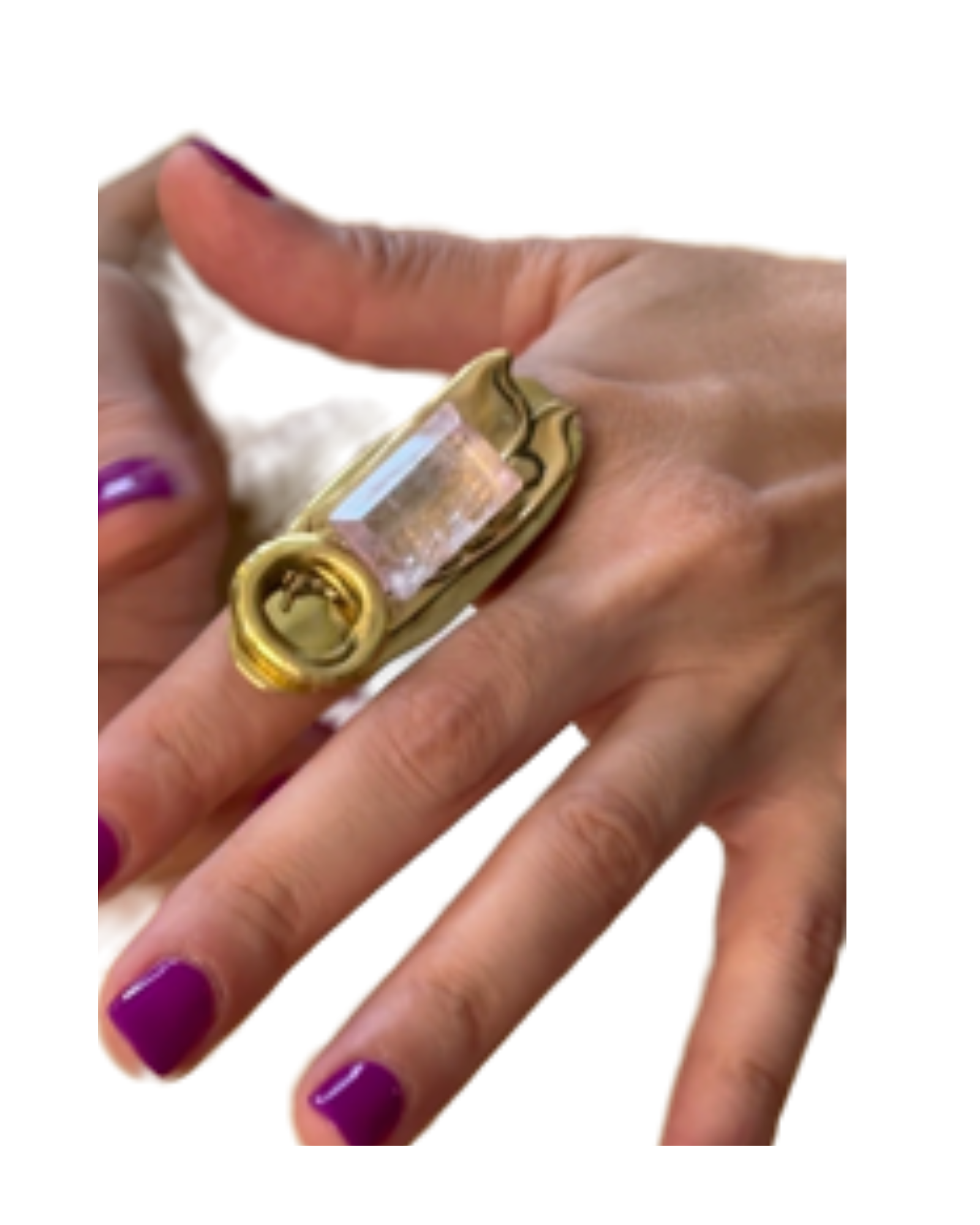 "Kinetic Plate" Ring