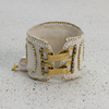 White Leather Cameo Bracelet — Handmade by Lorena Medinilla | De Petra