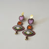 The Sovereign Oracle Earrings — Heart, Eye & Pearl Drop