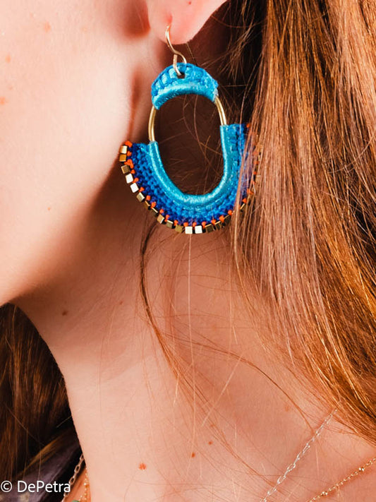 Groovy Glam: Crochet Disco Fever Earrings