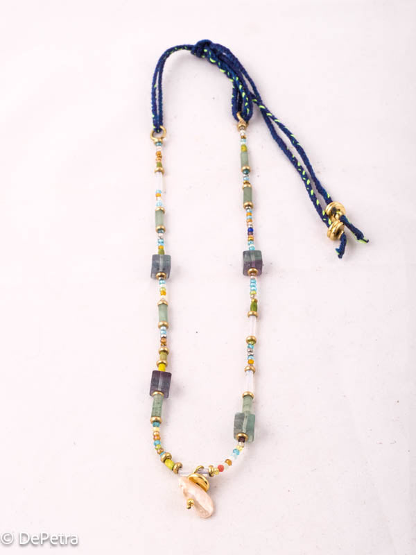 A sympnony of Sea and Sky Necklace