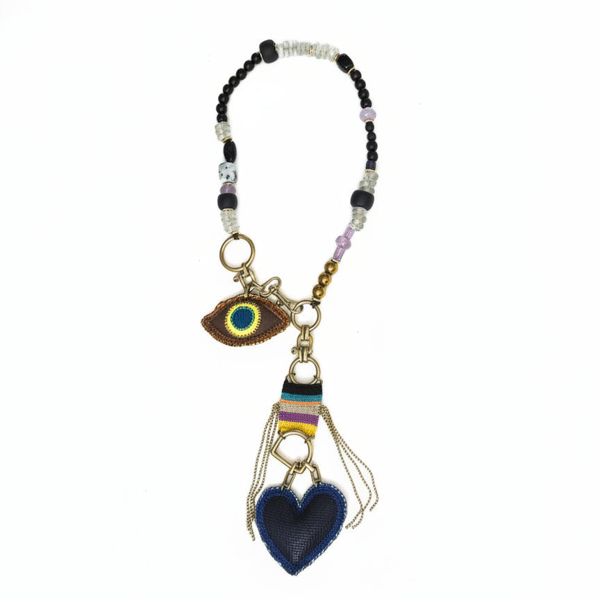The 'Terra Coda' Necklace: Modern-Primitive Art Piece by Lorena