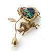 Heart & Brass Menagerie Earrings