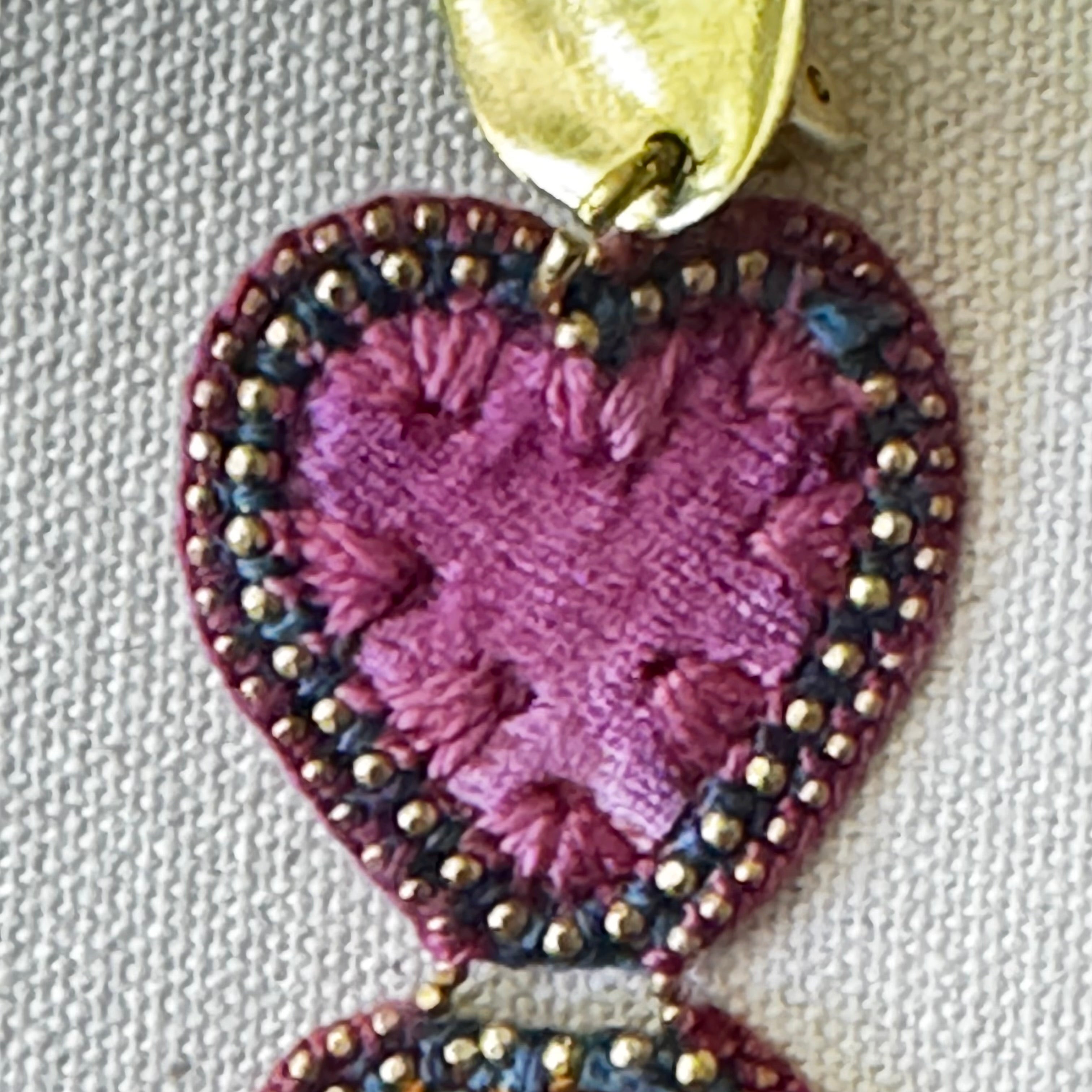 The Sovereign Oracle Earrings — Heart, Eye & Pearl Drop