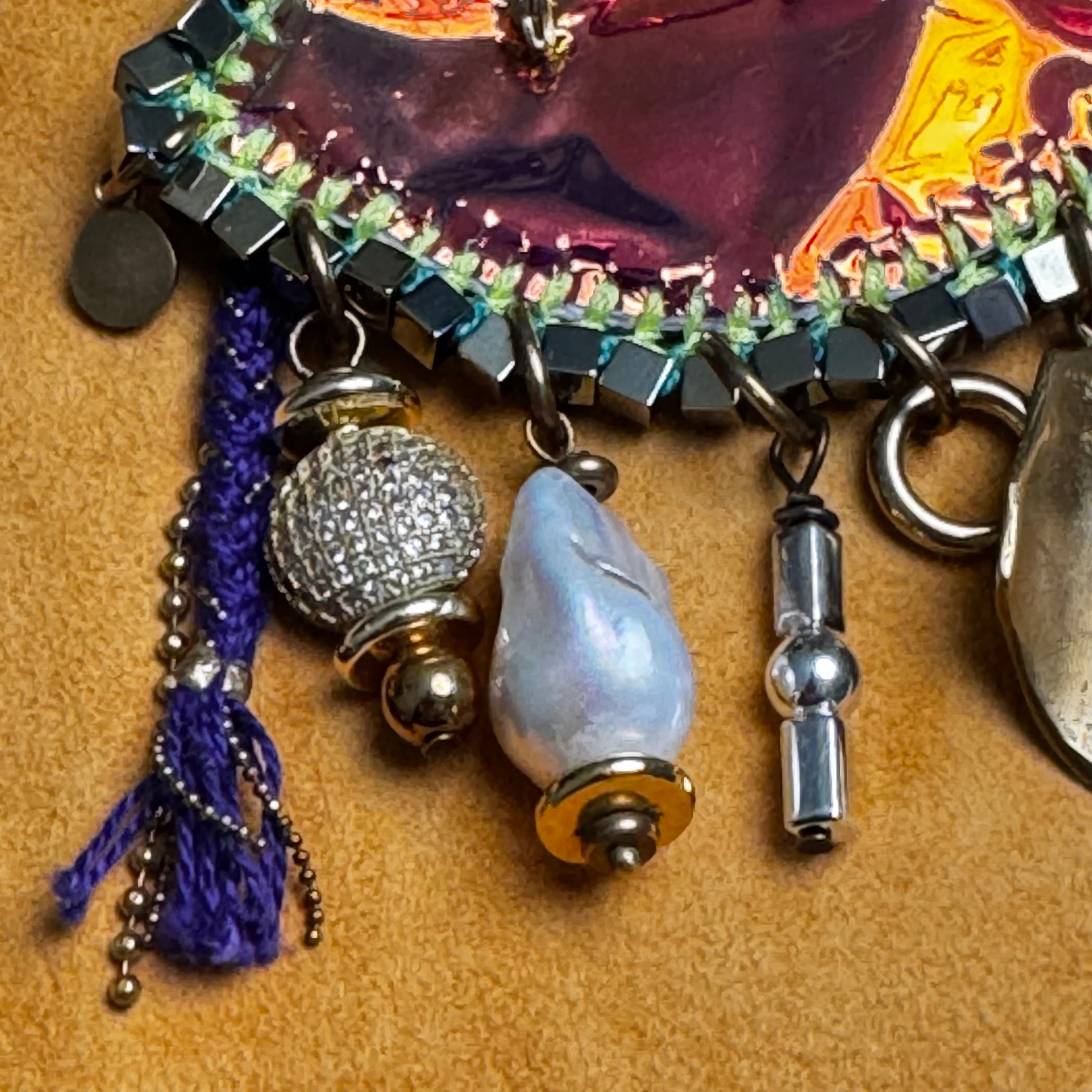 Cosmic Eye Statement Brooch — Handmade by Lorena Medinilla | De Petra