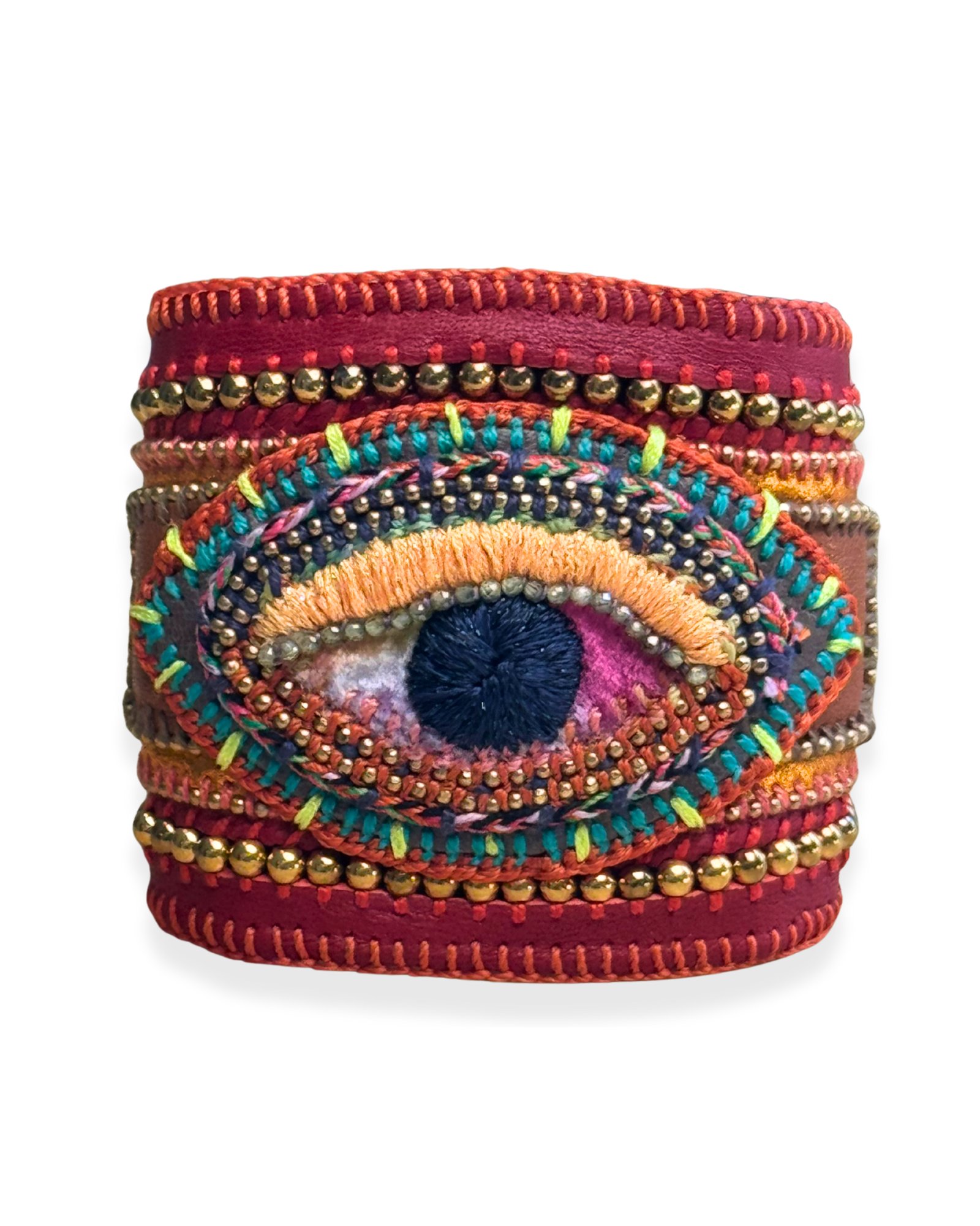 The "Feminine Force" Leather Cuff Bracelet