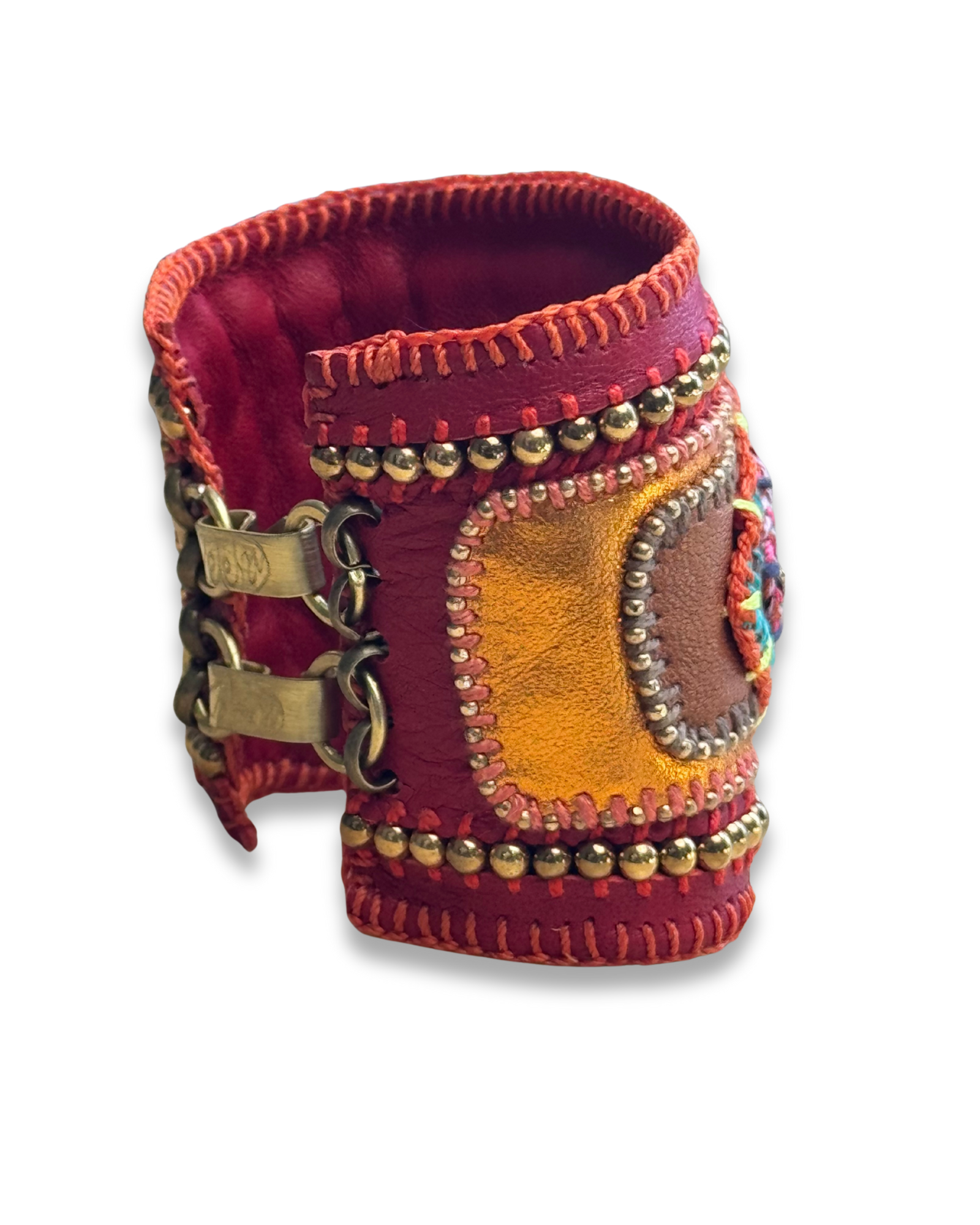 The "Feminine Force" Leather Cuff Bracelet