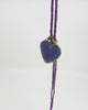Lariat Necklace with a Purple Heart