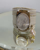 White Leather Cameo Bracelet — Handmade by Lorena Medinilla | De Petra