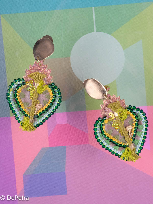 When I'm feeling spiritual I wear my Sacred Hart shaped earrings. Make a perfect gift for yourself or for someone special in your life. Preorder