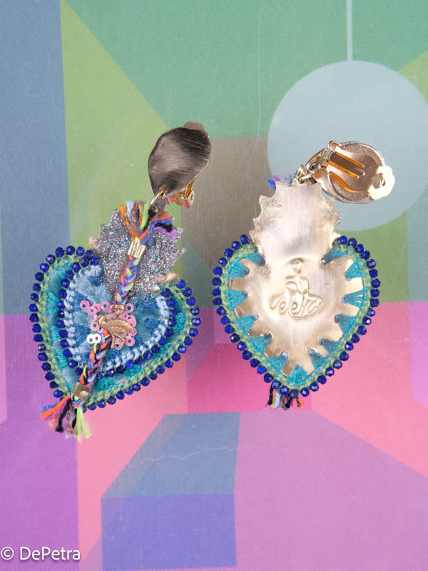 When I'm feeling spiritual I wear my Sacred Hart shaped earrings. Make a perfect gift for yourself or for someone special in your life. Preorder