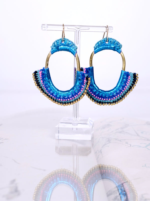 Groovy Glam: Crochet Disco Fever Earrings