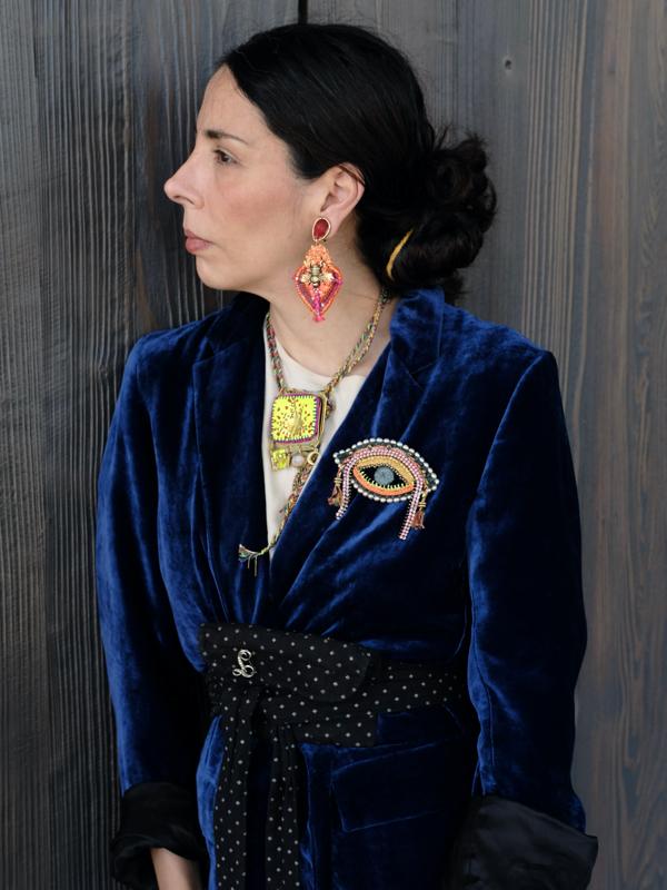 With Life Eye Brooch