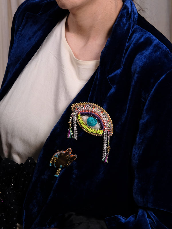With Life Eye Brooch