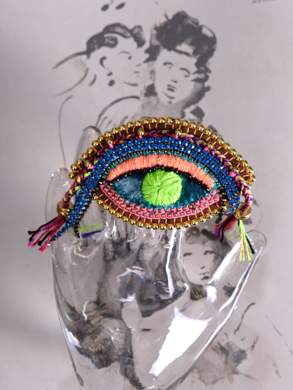 With Life Eye Brooch