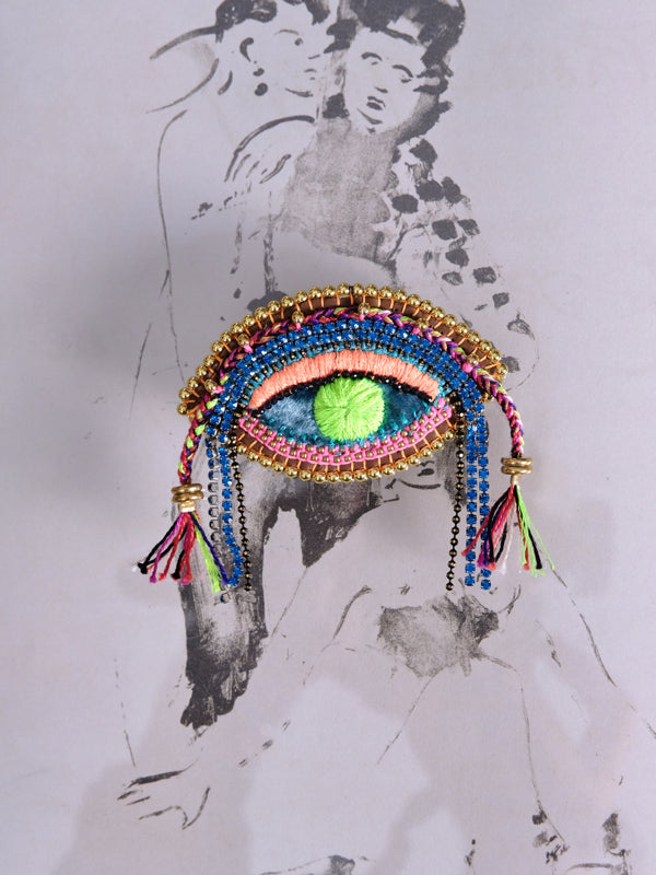 With Life Eye Brooch