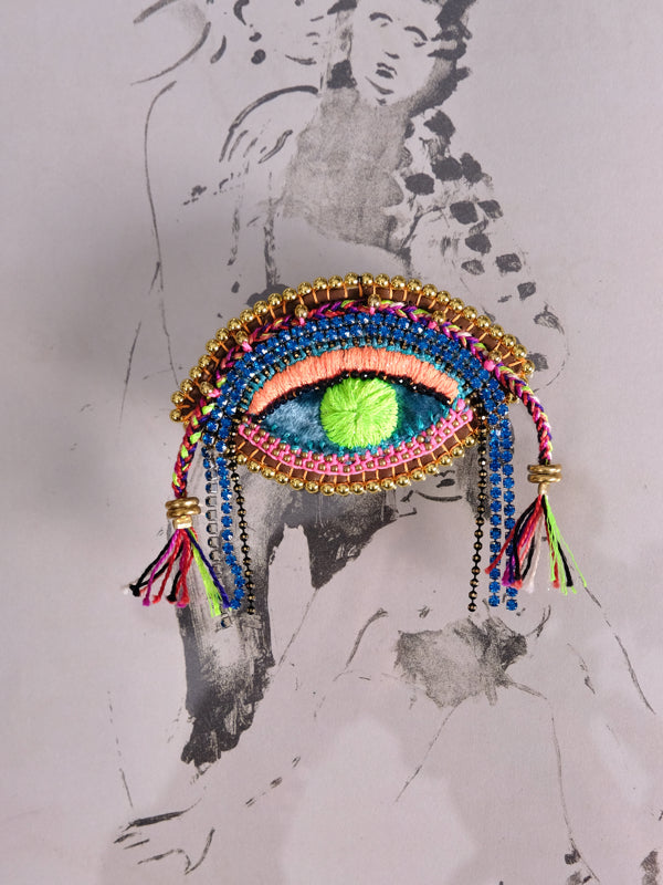 With Life Eye Brooch