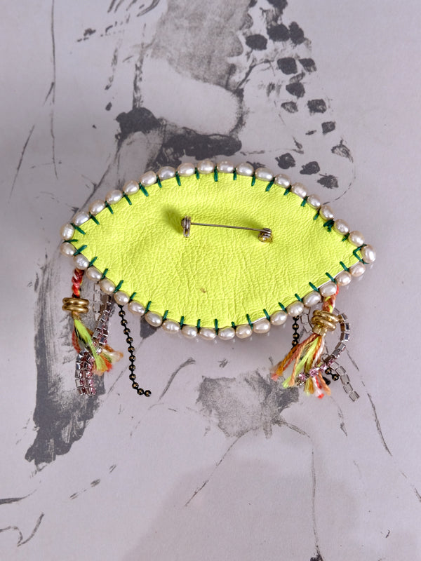 With Life Eye Brooch
